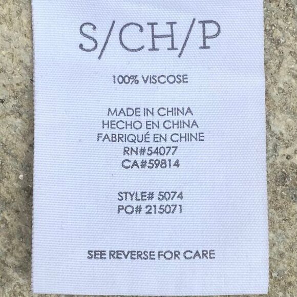 CABI Villa Palazzo Navy Blue Wide Leg Smocked Waist Pants S 5704 Boho - Picture 9 of 10